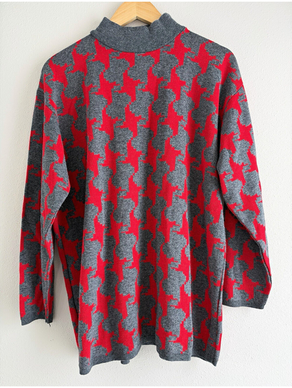 Vintage Carriage Court Men’s L Mock Neck Pullover Sweater Acrylic size Large
